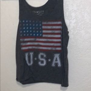 USA gray tank